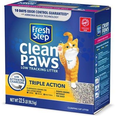 Fresh Step Clean Paws Scented Clumping Clay Cat Litter