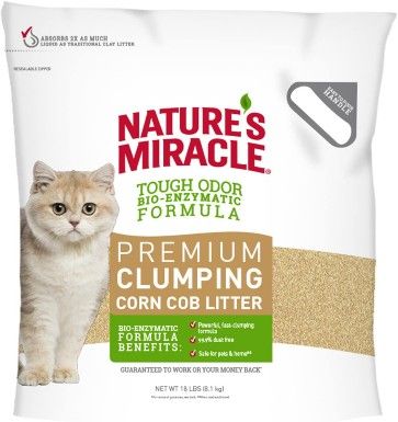 Nature’s Miracle Premium Clumping Corn Cob Litter