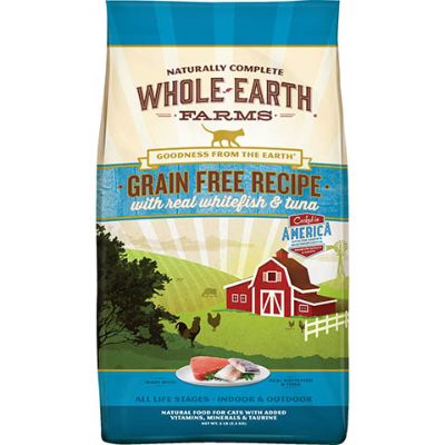 Whole Earth Farms Grain-Free Real Whitefish & Tuna Recipe Dry Cat Food