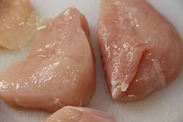 close up chicken breast