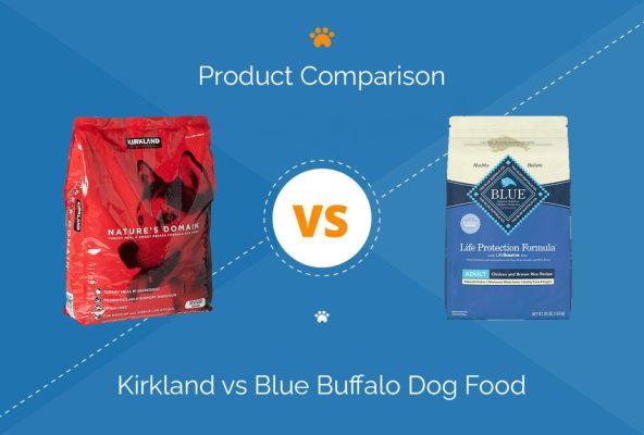 Porovnanie Kirkland a Blue Buffalo Dog Food
