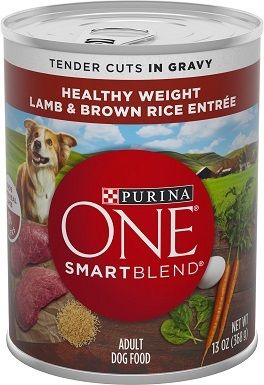 2Purina ONE SmartBlend Tender Cuts in Gravy Lamb & Brown Rice